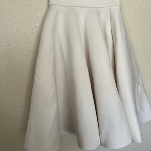 Elegant White A-Line Women's Skirt